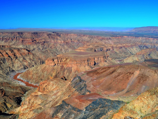 landscape of oldest in the Fish river Canyon, south Namibia